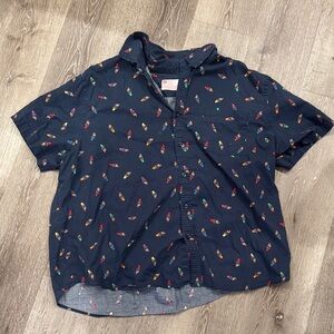 Colorful Patterned Short Sleeve Shirt